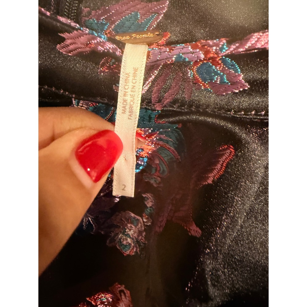 Bubble skirt pleated mini Benjamine satin miniskirt NWOT RARE - Picture 3 of 3